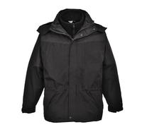 Portwest Parka Homme Bicolore Av... Noir S