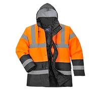Portwest Parka HV Bicolore, Couleur: Orange/Noir, Taille: M, S467OBRM