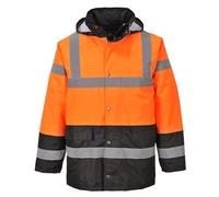 Portwest Parka HV Bicolore, Couleur: Orange/Noir, Taille: S, S467OBRS