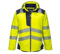 Portwest Parka HV PW3, Couleur: Jaune/Marine, Taille: S, T400YNRS