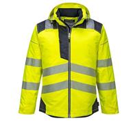 Portwest Parka HV PW3, Couleur: Jaune/Noir, Taille: XS, T400YBRXS
