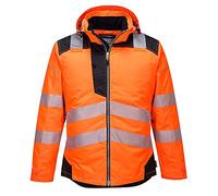 Portwest Parka HV PW3, Couleur: Orange/Noir, Taille: 4XL, T400OBR4XL