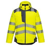 PORTWEST Parka HV PW3 Jaune/Gris XL - Vêtements haute visibilité
