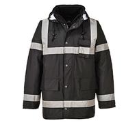 Portwest Parka Iona Lite, Couleur: Noir, Taille: XS, S433BKRXS