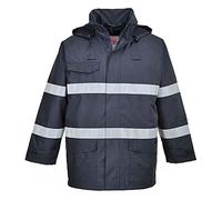 Portwest Parka pluie multirisques Bizflame, Couleur: Marine, Taille: XXXL, S770NARXXXL