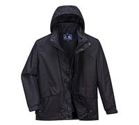 Portwest Parka respirante 3 en 1 Argo, Couleur: Noir, Taille: L, S507BKRL