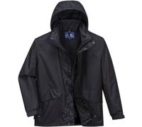 Portwest - Parka Respirante 3 En 1 Argo Couleur : Noir Taille Xxl