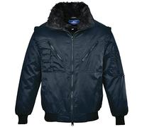 Portwest PJ10 Blouson Pilot Poignets et Ourlets Tricot Zip à Double Curseur