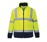 Portwest Polaire HiVis Bicolore, Couleur: Jaune/Marine, Taille: XXXL, F301YNRXXXL