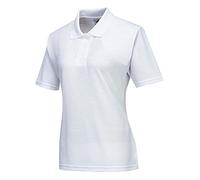 Portwest Polo Femme Naples, Couleur: Blanc, Taille: XS, B209WHRXS
