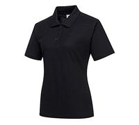 Portwest Polo Femme Naples, Couleur: Noir, Taille: M, B209BKRM