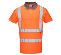 Portwest Polo Haute visibilité RIS, Couleur: Orange, Taille: XS, RT22ORRXS