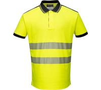 Portwest - Polo Hi-Vis Homme/Femme Unisexe RW9590 (L) (Jaune/Noir)