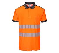 Portwest Polo HV PW3, Couleur: Orange/Noir, Taille: L, T180OBRL