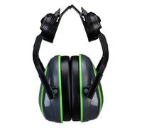 Portwest PW03 Coquilles anti-bruit HV Extreme Bas Gris /Vert