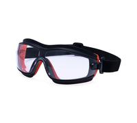 Portwest PW26 Lunette de Sécurité Look Protection Supérieure Avant Léger | Incolore, Taille unique, EN 166, EN 170, Bandeau Élastique Réglable, Traitement Anti-Rayures, Revêtement Anti
