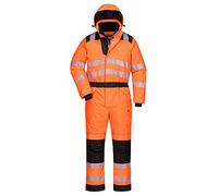 Portwest PW3 Combinaison d'hiver haute visibilité, orange/noir, taille S