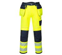 Portwest PW3 Pantalon Travail Holster Hi Vis T501, Renforcé, 12 Poches