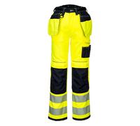 Portwest PW3 Pantalon Travail Holster Hi Vis T501, Renforcé, 12 Poches