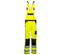 Portwest PW344 Combinaison Haute Visibilité Bib & Brace Orange/Noir, Pantalon