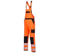 Portwest Salopette PW3 haute visibilité – Orange/Noir Taille XL