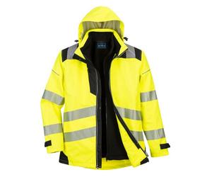 Portwest PW365 Parka PW3 3-en-1 haute visibilité Orange/Noir - Taille XS