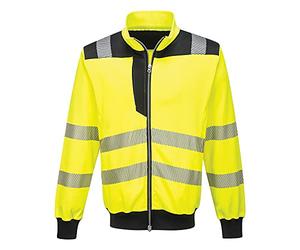 Portwest PW370 PW3 Hi-Vis Sweatshirt (Yellow/Black, XX-Large)