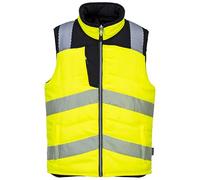 Portwest PW374 Bodywarmer réversible haute visibilité PW3 Jaune/Noir - Taille XS