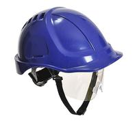 Portwest PW54 Casque de Sécurité avec Visière Endurance Plus Bleu Royal