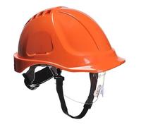 Portwest PW54 Casque de Sécurité avec Visière Endurance Plus Orange