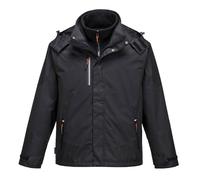 Portwest Radial 3in1 Jacket, Color: Black, Size: 2XL Reg