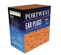 Portwest Recharge pour distributeur de bouchons mousse (500 paires), Couleur: Orange, EP21ORR