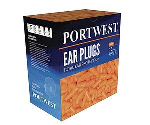 Portwest Recharge pour distributeur de bouchons mousse (500 paires), Couleur: Orange, EP21ORR
