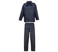 Portwest Ensemble de pluie (veste pantalon) L440NARS – Marine – Taille S