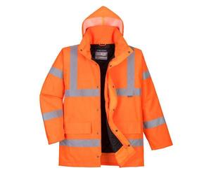 Portwest RT30 Parka d'hiver Hi-Vis Traffic Orange - Taille XS