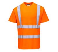 Portwest T-shirt Hi-vis MC coton comfort, Couleur: Orange, Taille: 4XL, S170ORR4XL