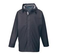 Portwest S250 Veste Sealtex Ocean Zip Plastique Robuste Poignets Élastiqués | Marine, L, EN 343 Classe 4:1, Polyester Imperméable Durable Hiver, Capuche avec Cordons, Coupe Standard, Usage Intensif