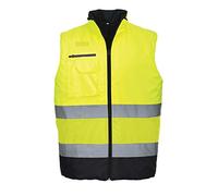 Portwest S267 Gilet bodywarmer haute-visibilité bicolore Jaune/Marine, XXXL