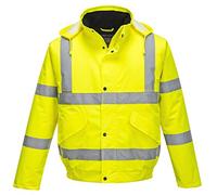 Portwest S463YER4XL Blouson aviateur classique haute visibilité Couleur Jaune Taille 4XL