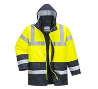 Portwest S466 Parka HV Bicolore Jaune/Noir - Taille XXL