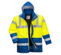 Portwest S466 Parka HV Bicolore Jaune/Royal - Taille XXXL