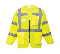 Portwest S475 Gilet de Sécurité Exécutif Haute Visibilité Jaune, XXL