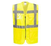 Portwest S476 Berlin Executive Gilet de sécurité Jaune/orange EN471 - Executive EU/UK, jaune