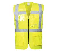 Portwest Gilet Hi-Vis Executive Berlin Jaune Taille XS