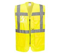 Portwest S476 Gilet Hi-Vis Executive - Berlin Jaune - Taille XXL