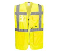 Portwest S476 Gilet Hi-Vis Executive - Berlin Jaune - Taille XXXL