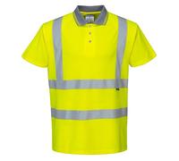Portwest Polo Hi-Vis manches courtes, Couleur: Jaune, Taille: L, S477YERL