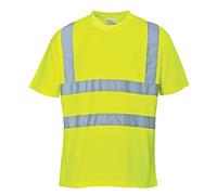 Portwest S478 T-shirt de Sécurité Léger Haute Visibilité Jaune, XS