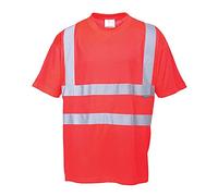 Portwest S478 T-Shirt De Sécurité Léger Haute Visibilité Rouge, XXL