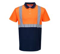 Portwest S479 Deux Tons Haute Visibilité Confort Sécurité Polo Travail Usure